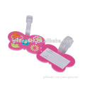 Plastic Cheap Butterfly Luggage Tag